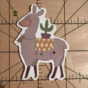 💜13/$13 +Bundle Sticker Sale | Llama Animal Waterproof Sticker